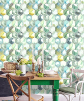 Green Honeycomb  Wallpaper